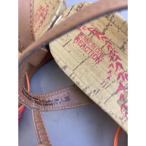 Kenneth Cole Reaction Girl's Brown Sandals Size 6 - $44 - Picture 2 of 7